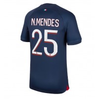 Moški Nogometni dresi Paris Saint-Germain Nuno Mendes #25 Domači 2023-24 Kratek Rokav